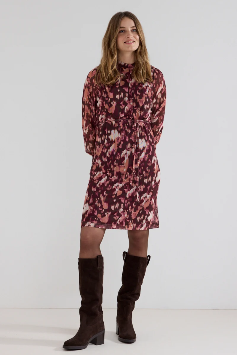 Jurk Berry Blaze Print Berry C32-21-501