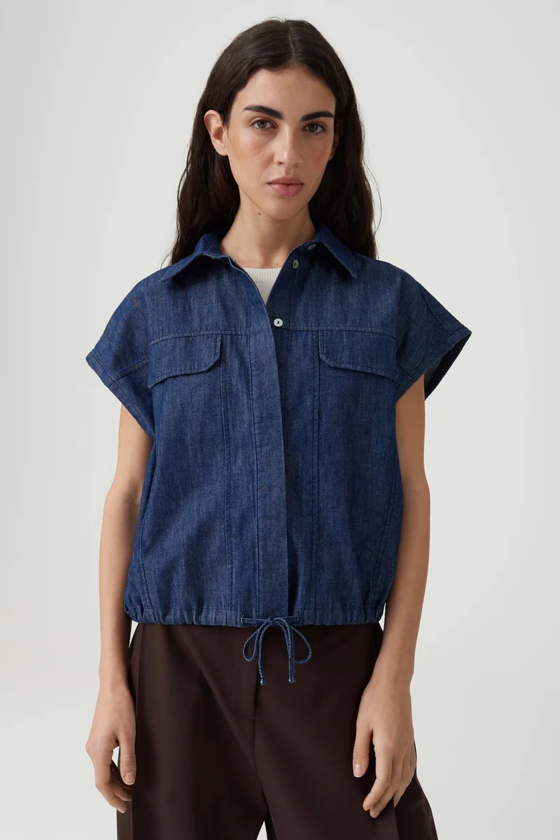 Blouse Fulisma Mid Oxford Blue