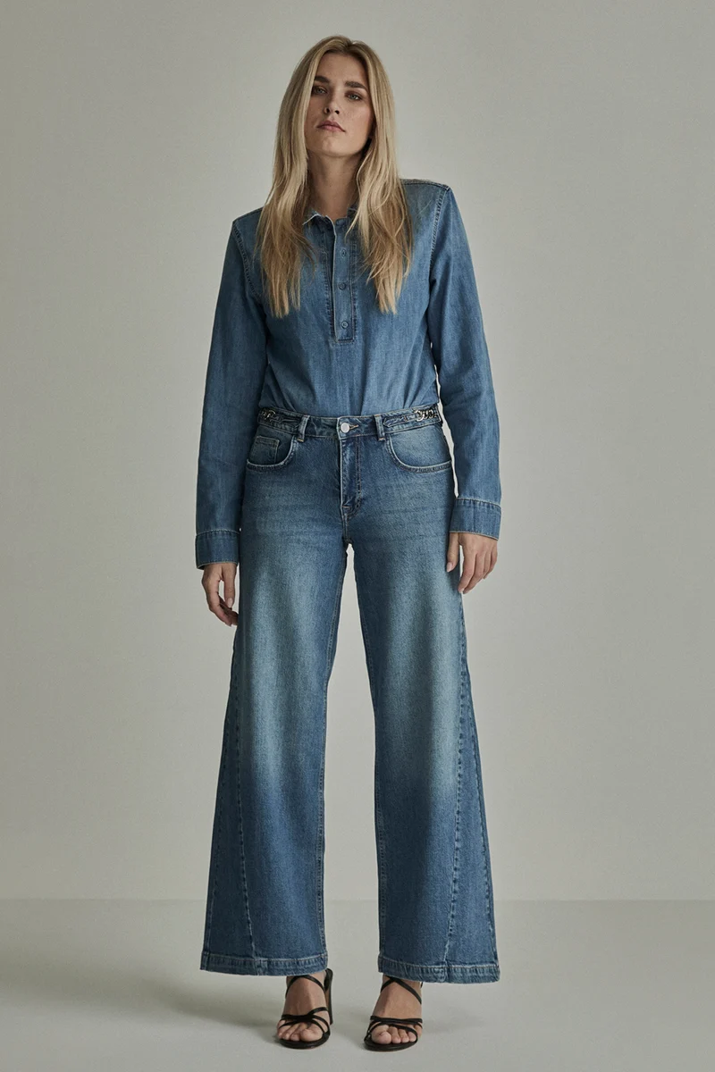 Broek Cloë Fancy Blue Reef FW261266427 L32