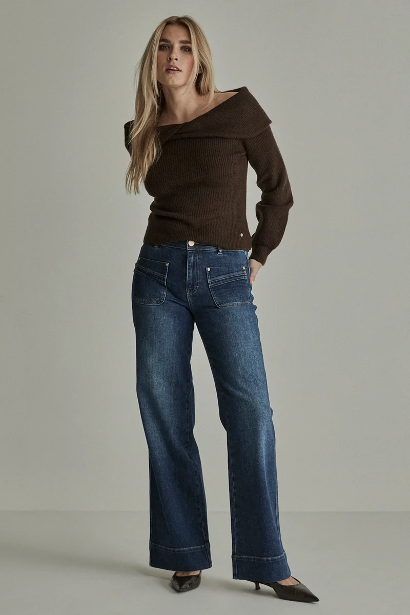 Broek Mira Pocket Drift Blue FW261266290 L32