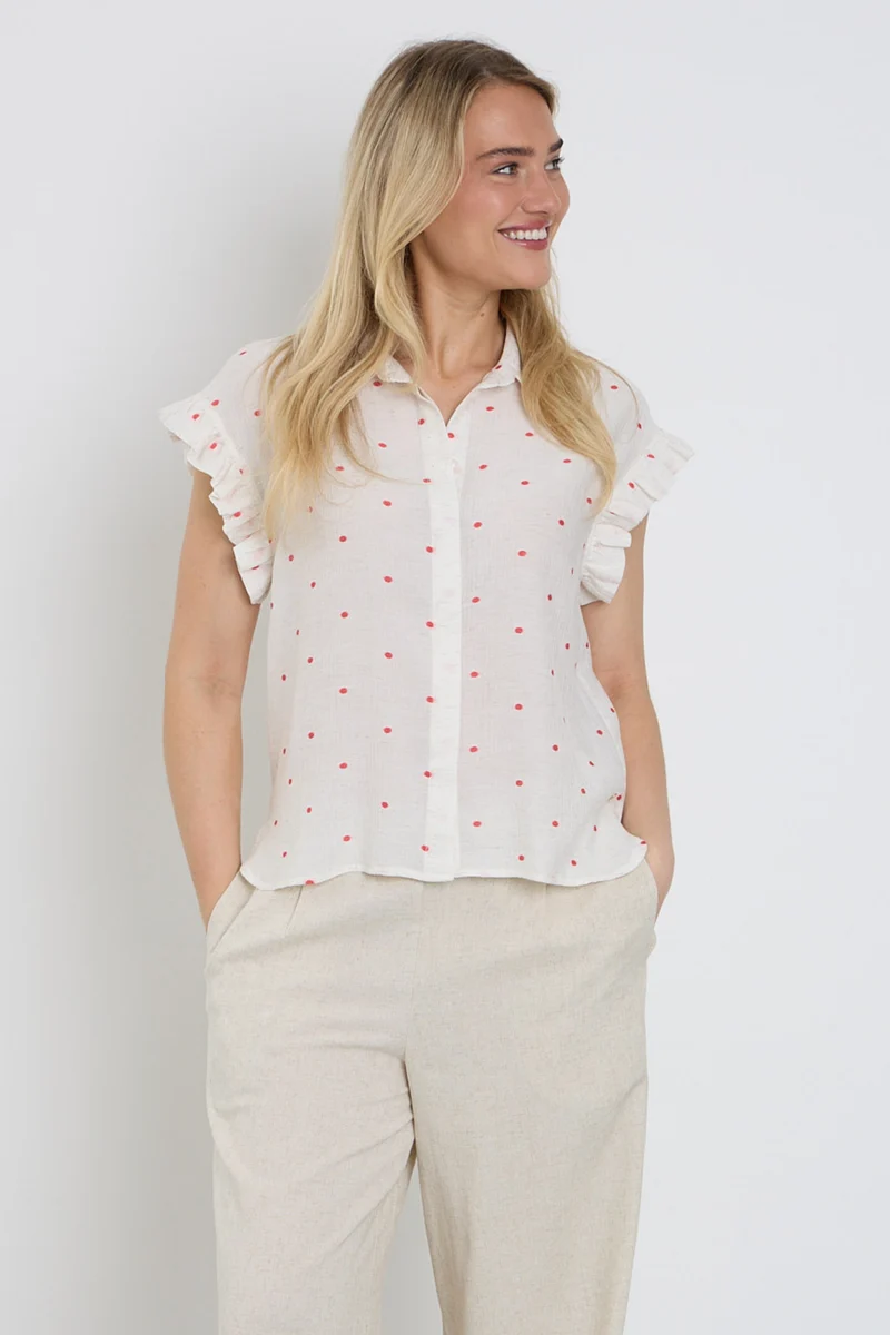 Blouse Emma Pink Dots