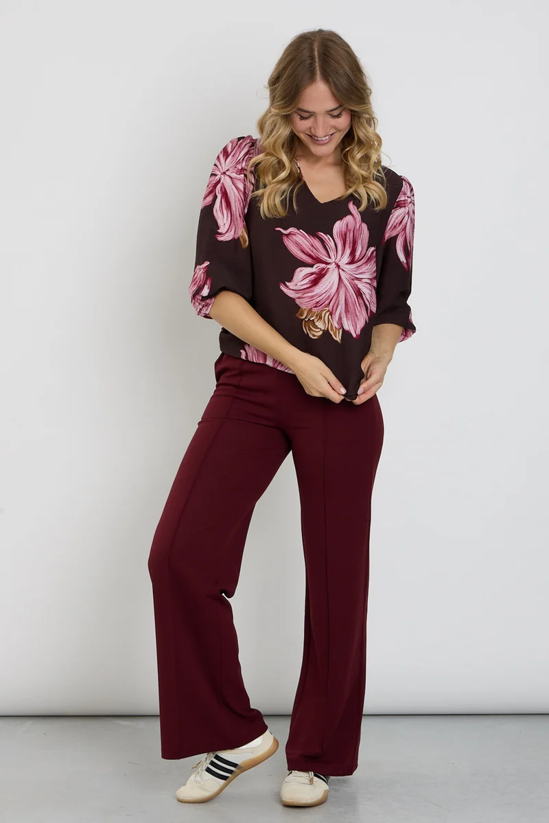 Broek Wide Leg Port 416130