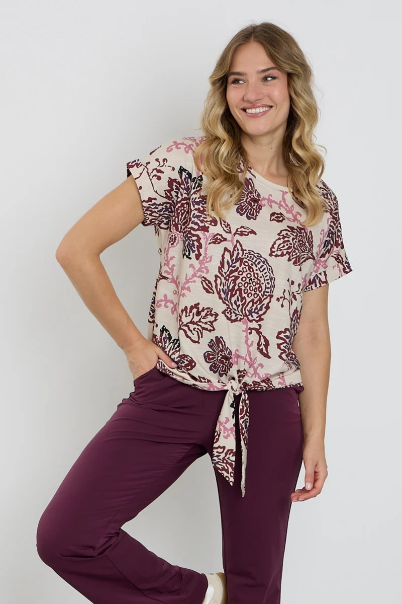 Top Strik Paisley Print Port 183629