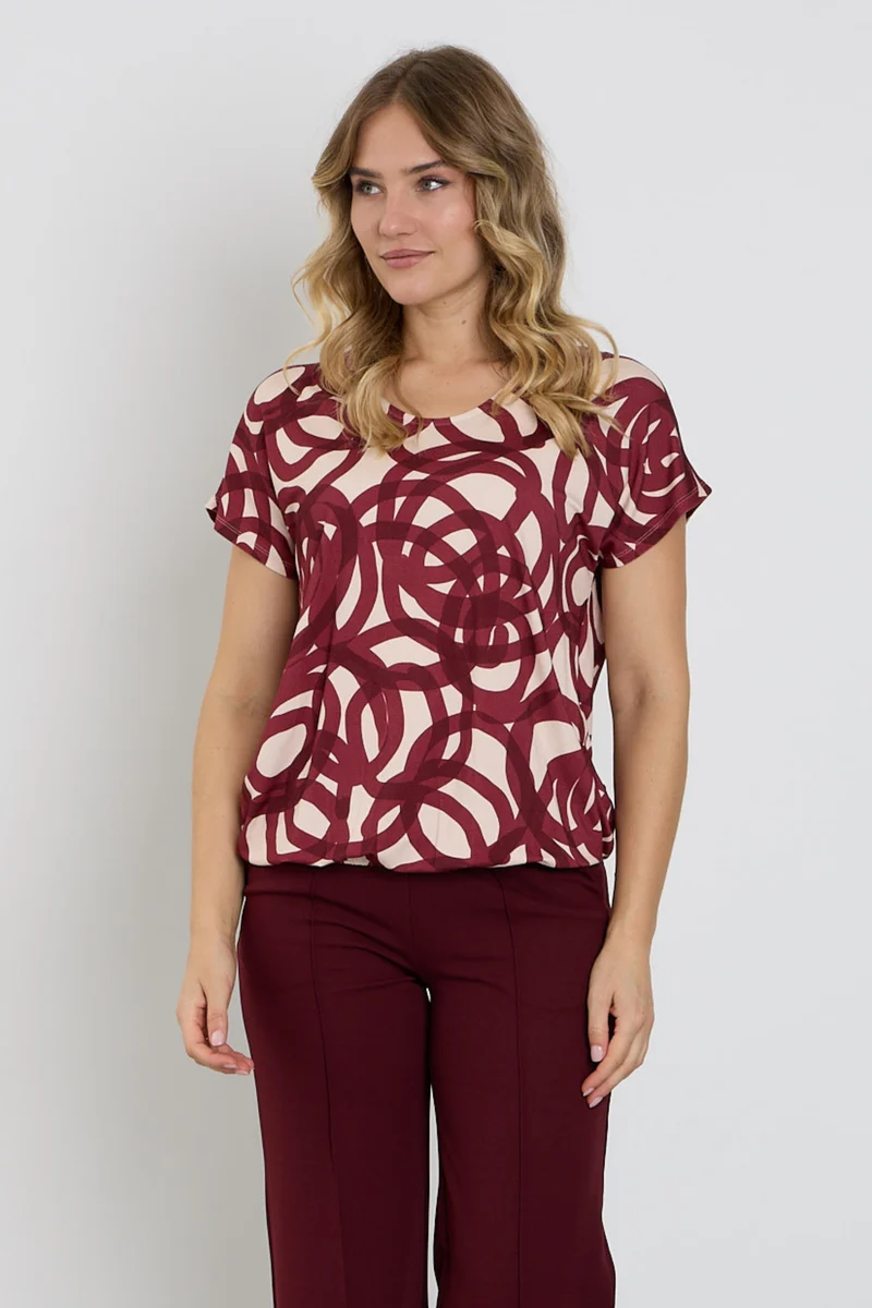 Blouse Cirkel Print Port 183628