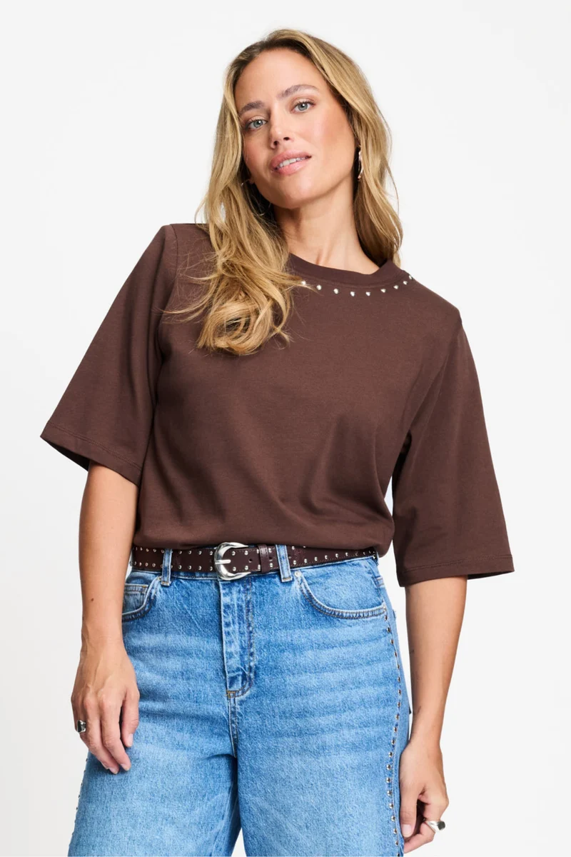 T-shirt Taylor Chocolate Brown SP9720