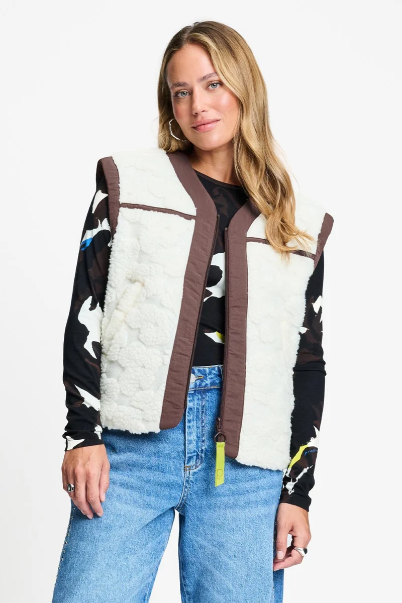 Gilet Gigi Ecru SP9665