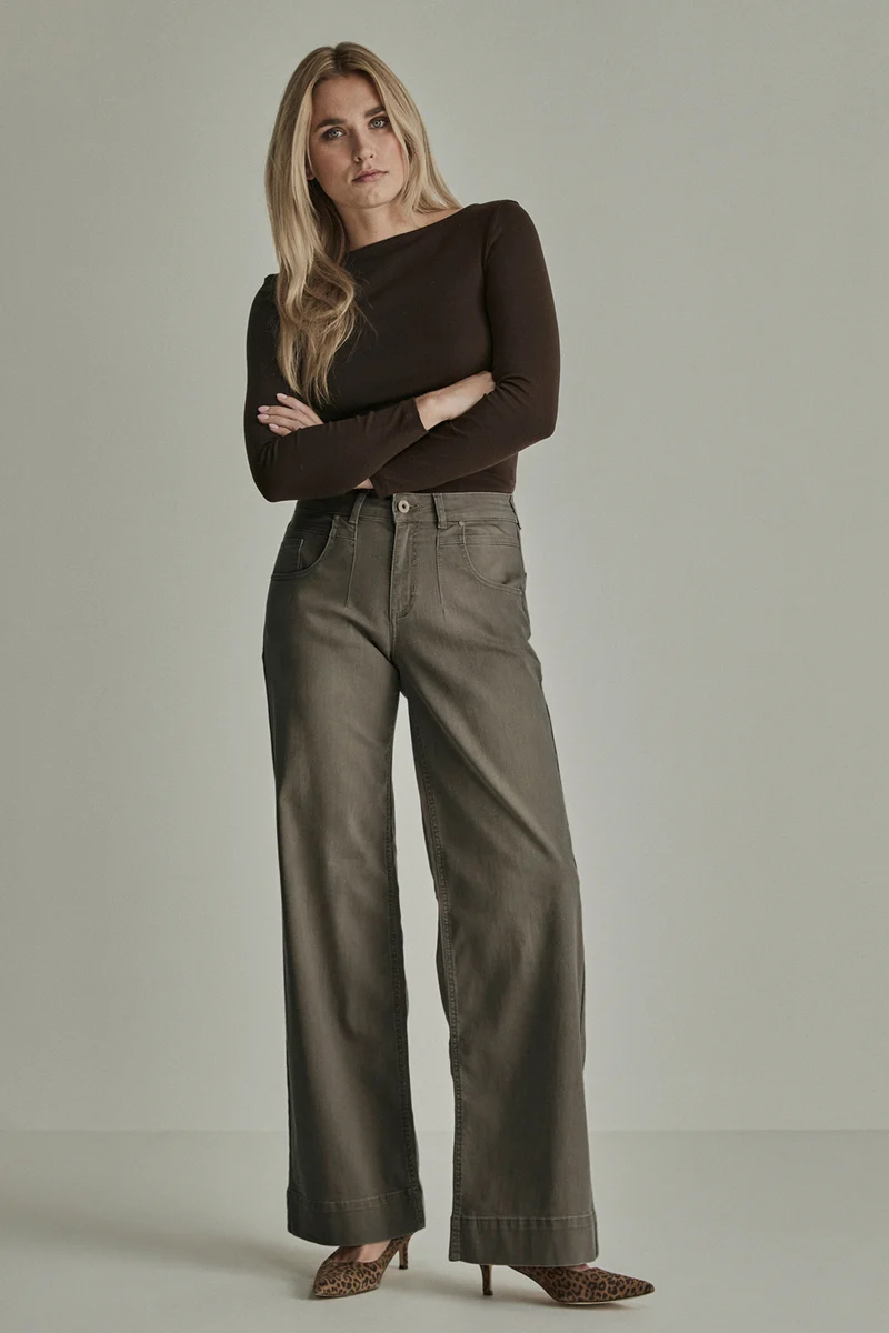 Broek Mira Vintage Denim Taupe FW261127207 L32