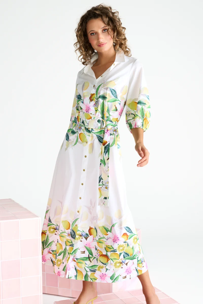 Jurk Maxi Met Design C352L-P085