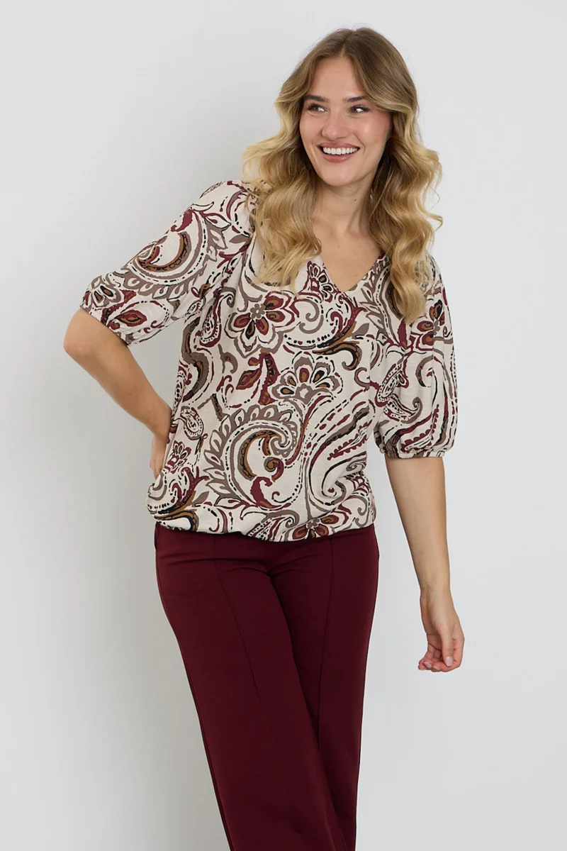 Blouse Paisley Print Port 183672