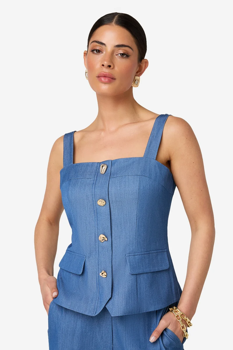 Top Tami Denim Blue