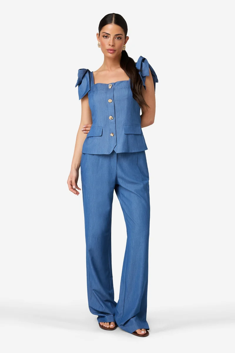 Broek Pami Denim Blue