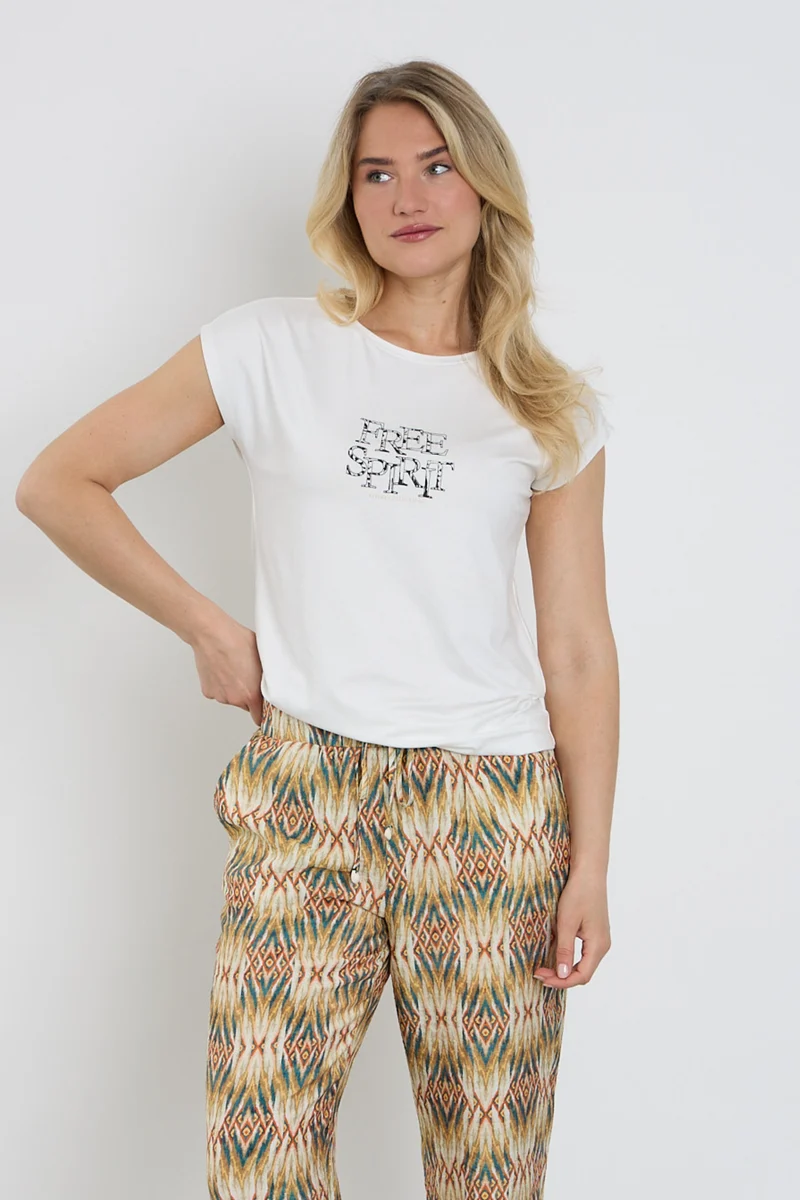 T-shirt Free Sprit Ecru