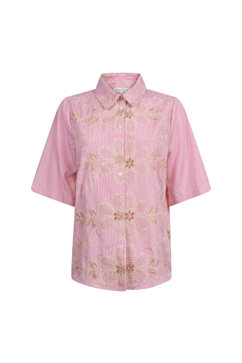 Blouse Embro Pink C51-20-301