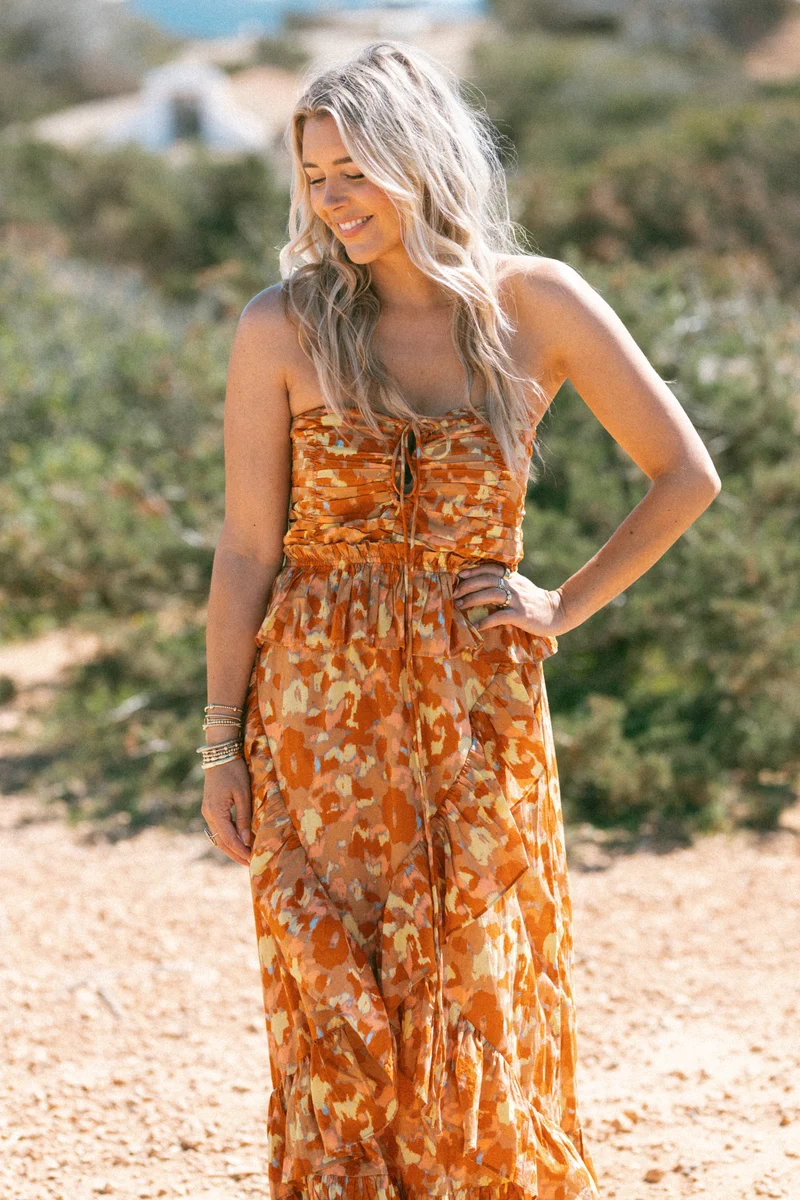 Jurk Eivissa Orange