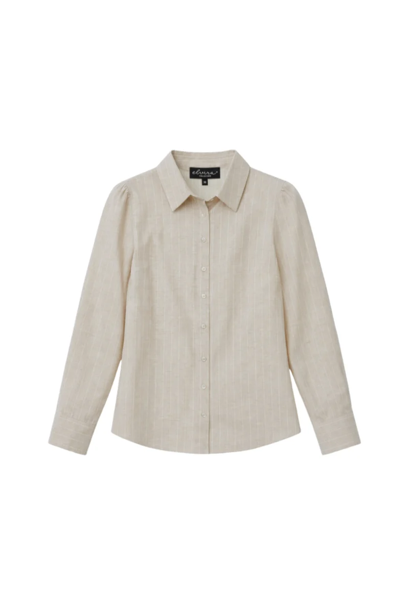Blouse Jessie Sand Stripe Linnen