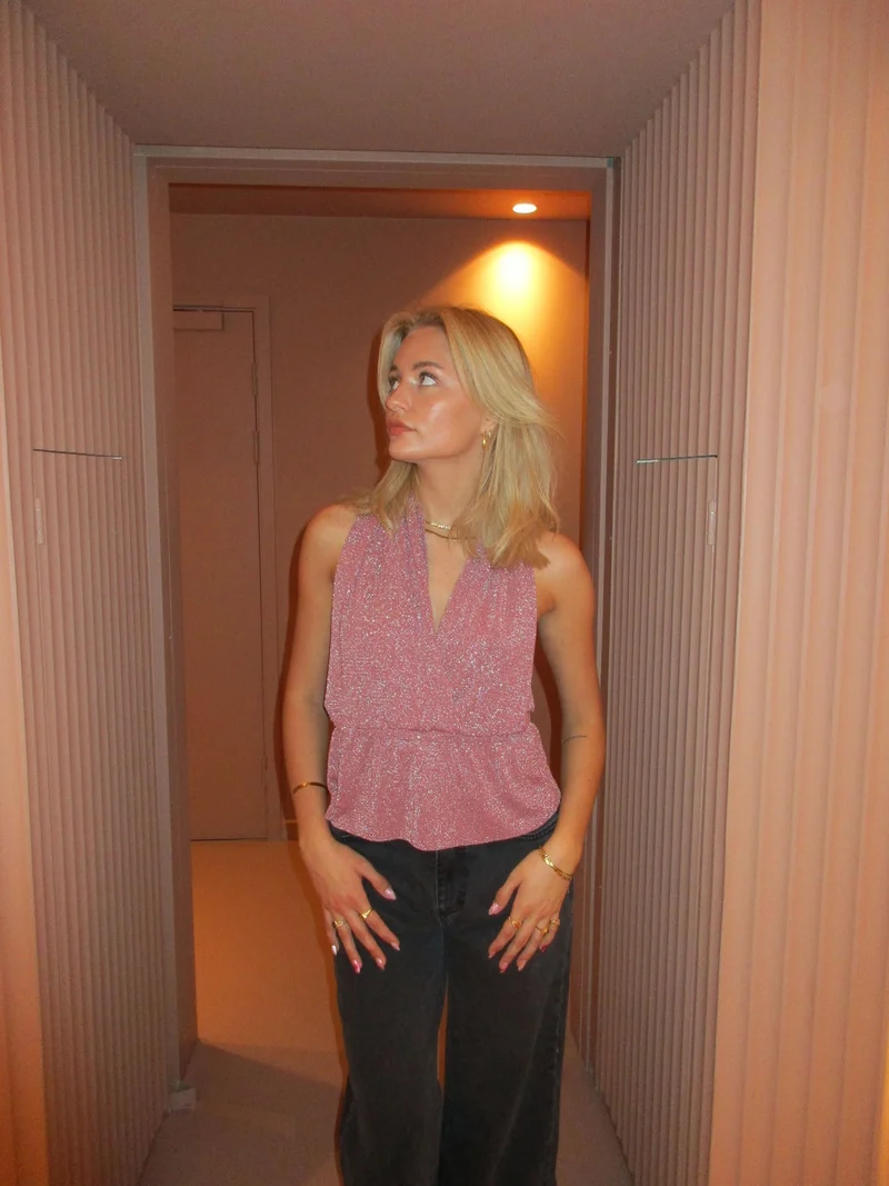 Roséa | Glanzende Halter Top voor Dames