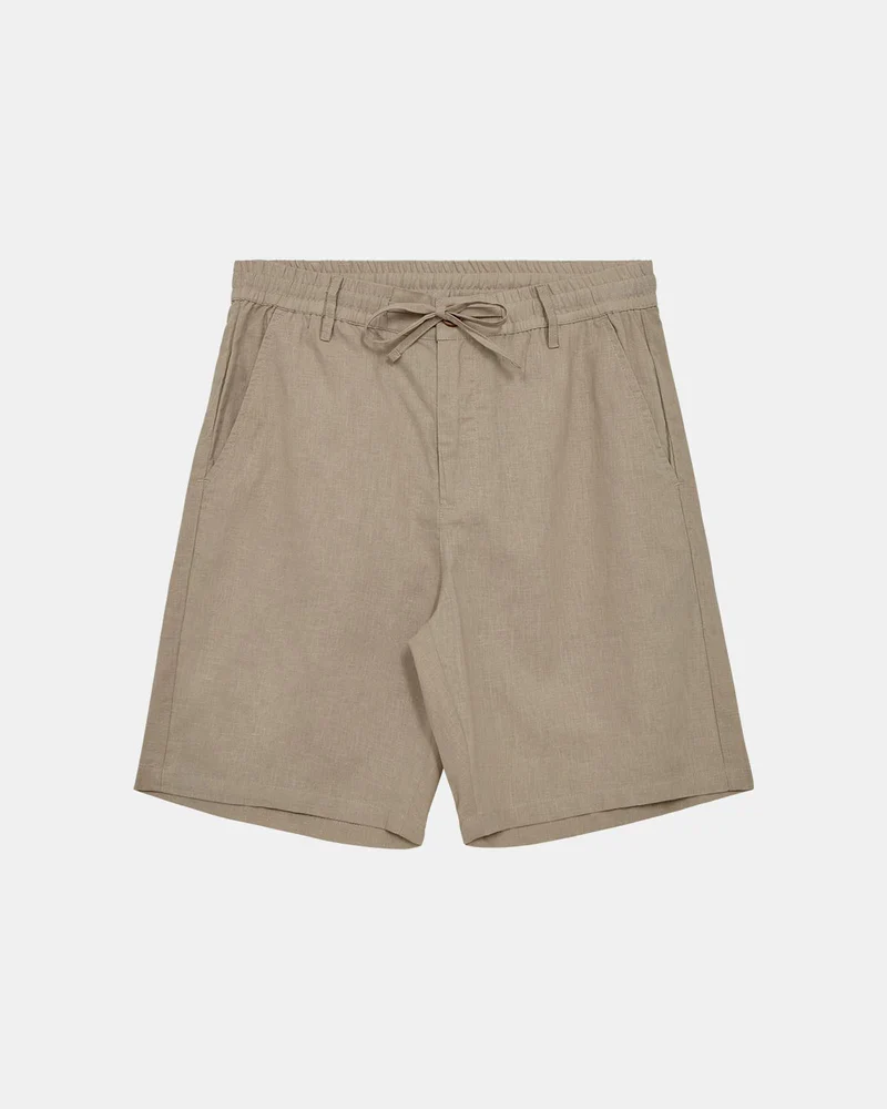 Anerkjendt aklt james cot/linen ela shorts feather gray
