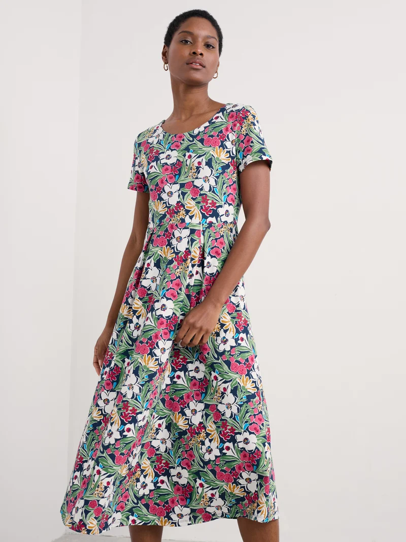Seasalt Cornwall Veronica dress regular garden flowers night