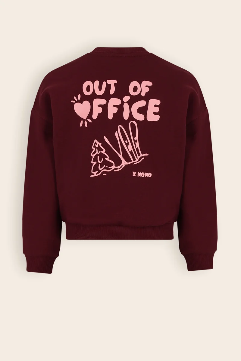 Konono Zachte Sweater Bordeaux