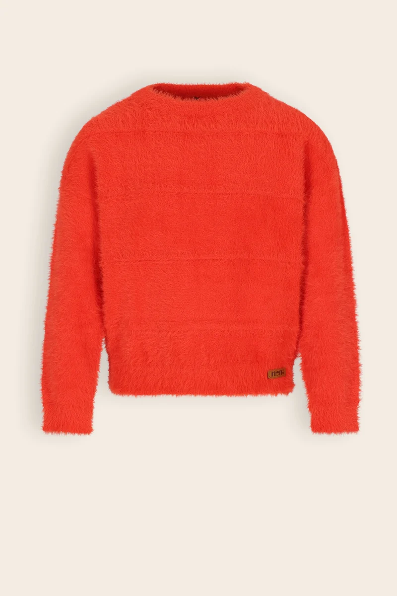 Keson Zachte Gebreide Trui Rood