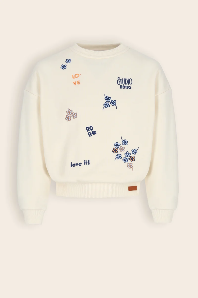 Konono Zachte Sweater Wit