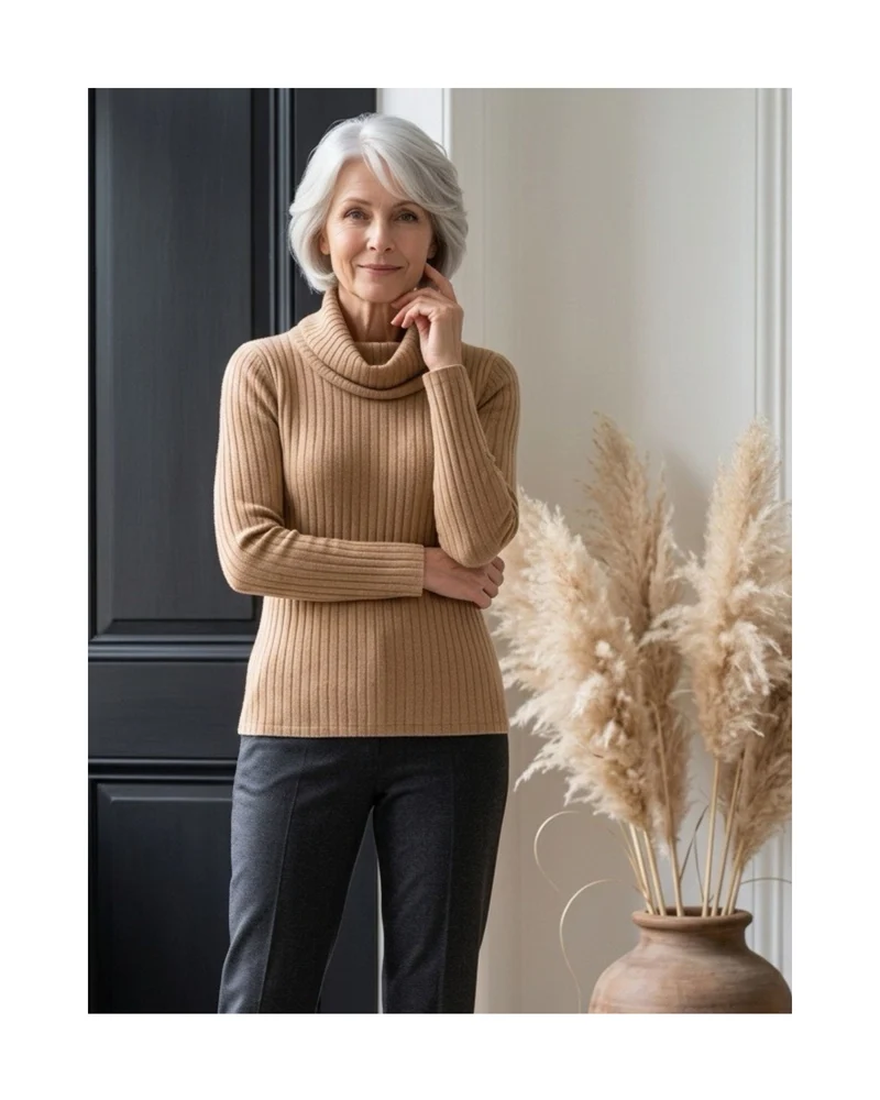Sensia Fashion Blouson Trui Camel