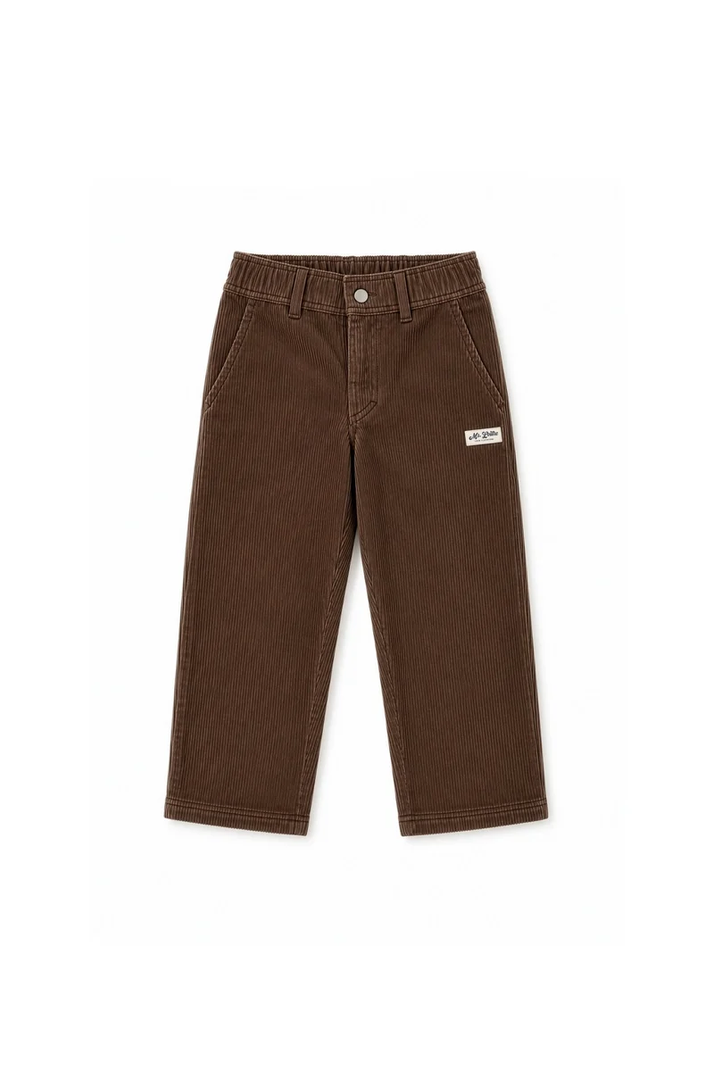 Balder | Corduroy straight fit | Choco