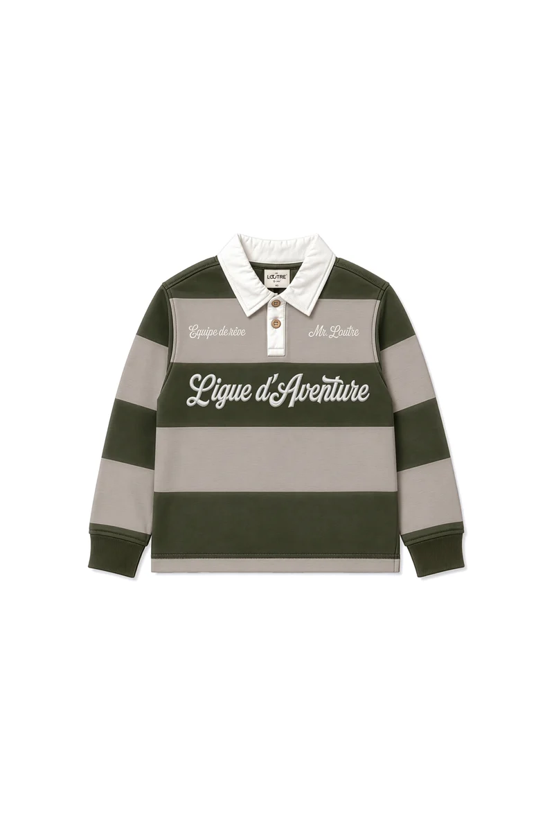 Mees | Rugby poloshirt | Leaf