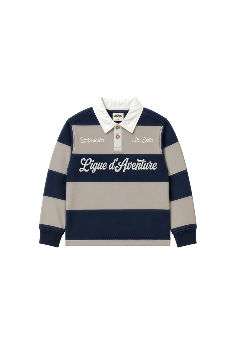 Mees | Rugby poloshirt | Blue Nights