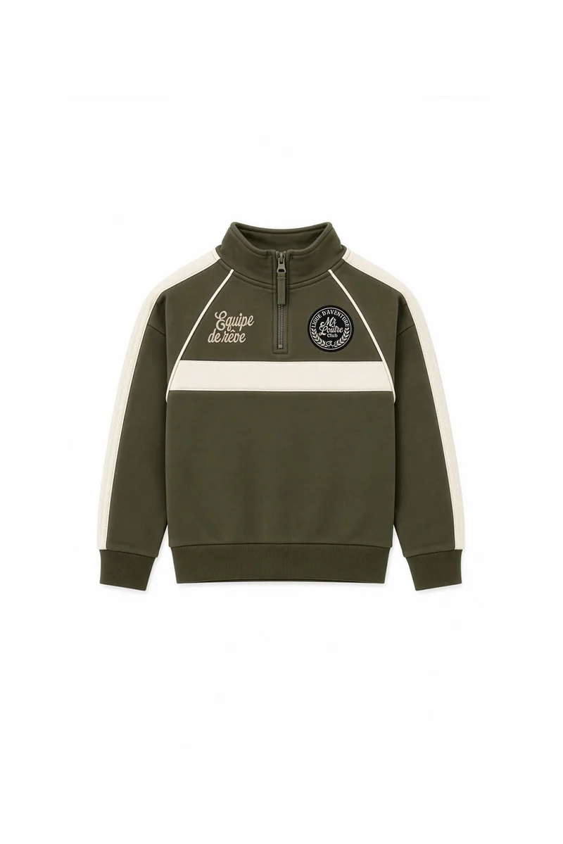 Finn | Trui met rits | Leaf