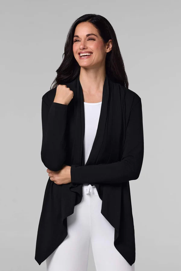 Coolibar - UV Sun Wrap Vest voor dames - Marietas - Black