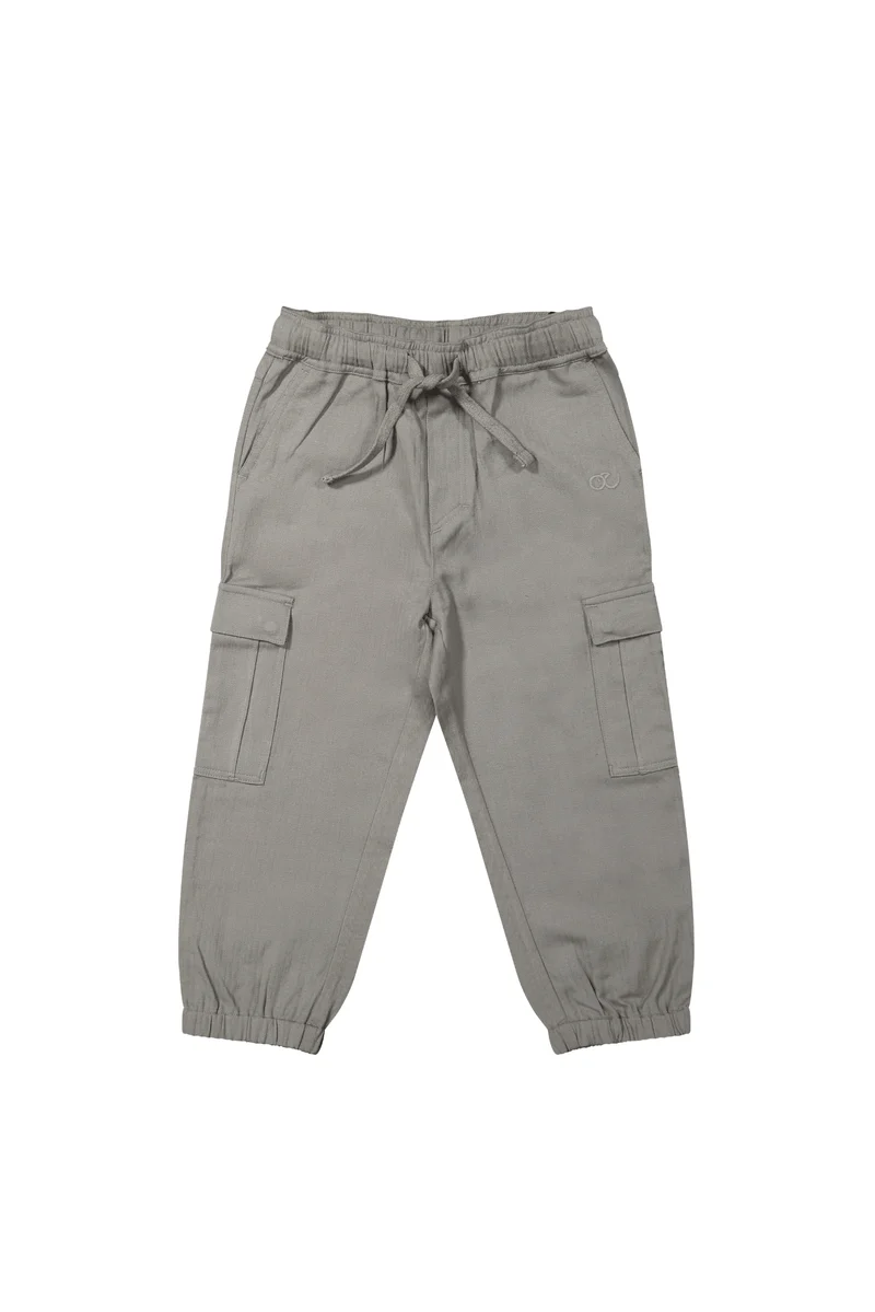 Jorne | Cargo broek jongens | Stone