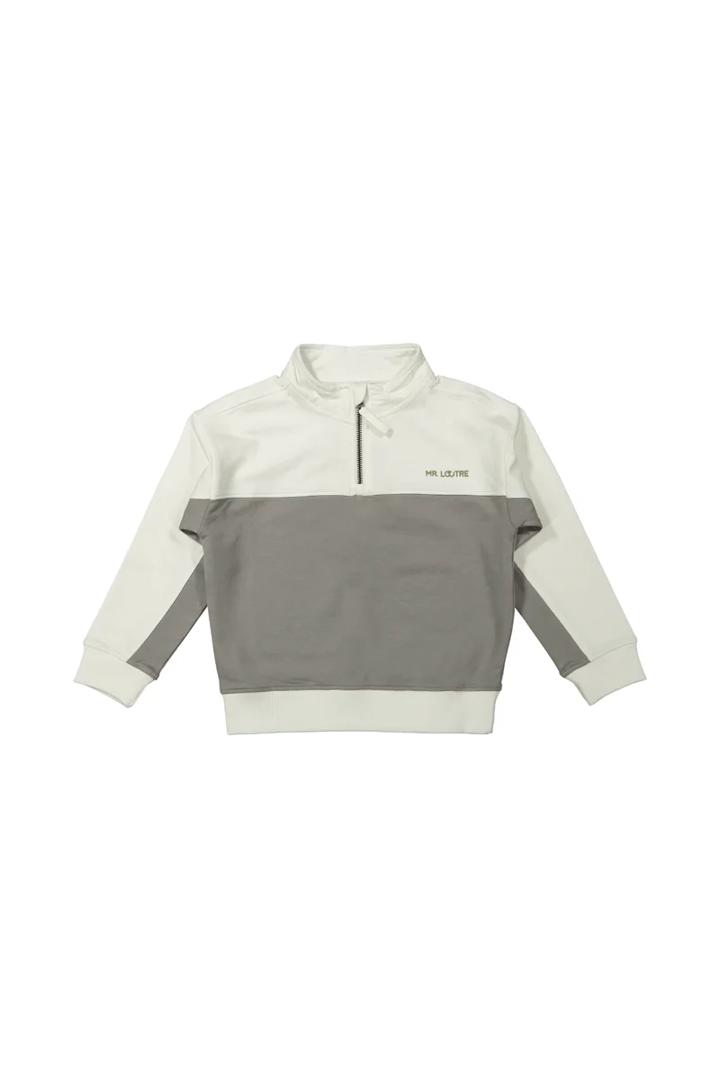 Pelle | Oversized trui | Stone - Cloud white