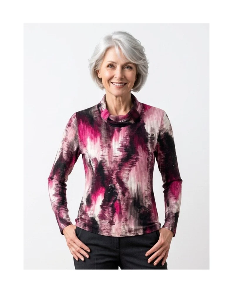 Sensia Fashion Blouson trui Kylie – Roze Dessin Oudroze