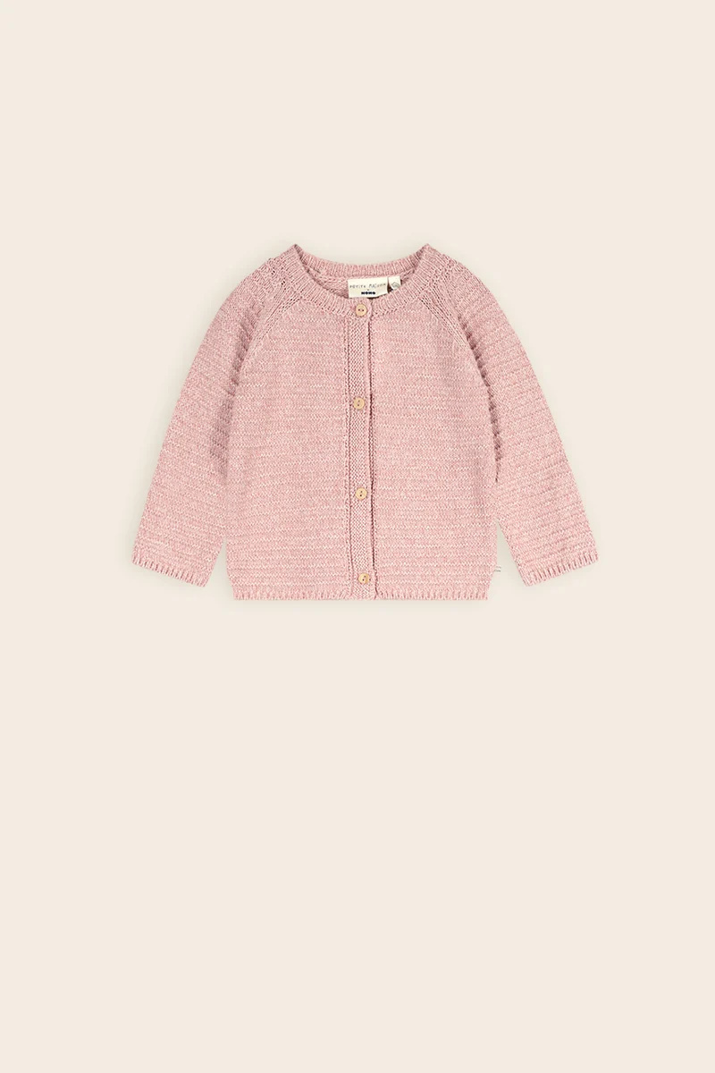 Kiki Gebreid Vest Pastel Pink