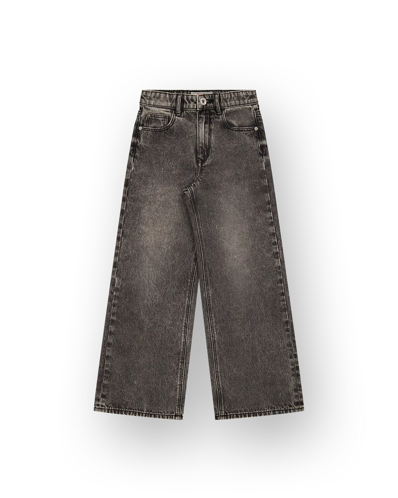 Meisjes Extra Wide Leg Jeans Cherry