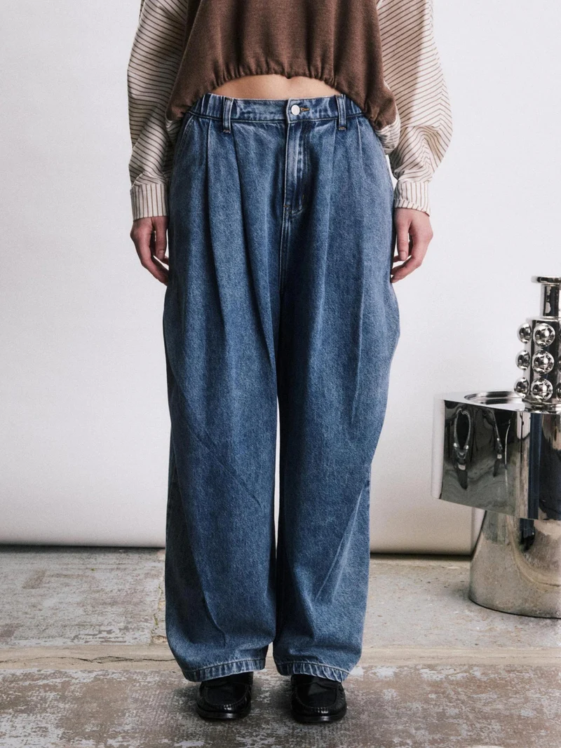 Wide leg denim micah