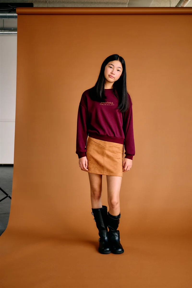Kim Super Zachte Sweater Bordeaux