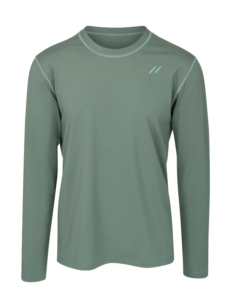 Hyphen - UV-T-shirt voor heren lange mouw - Iguana
