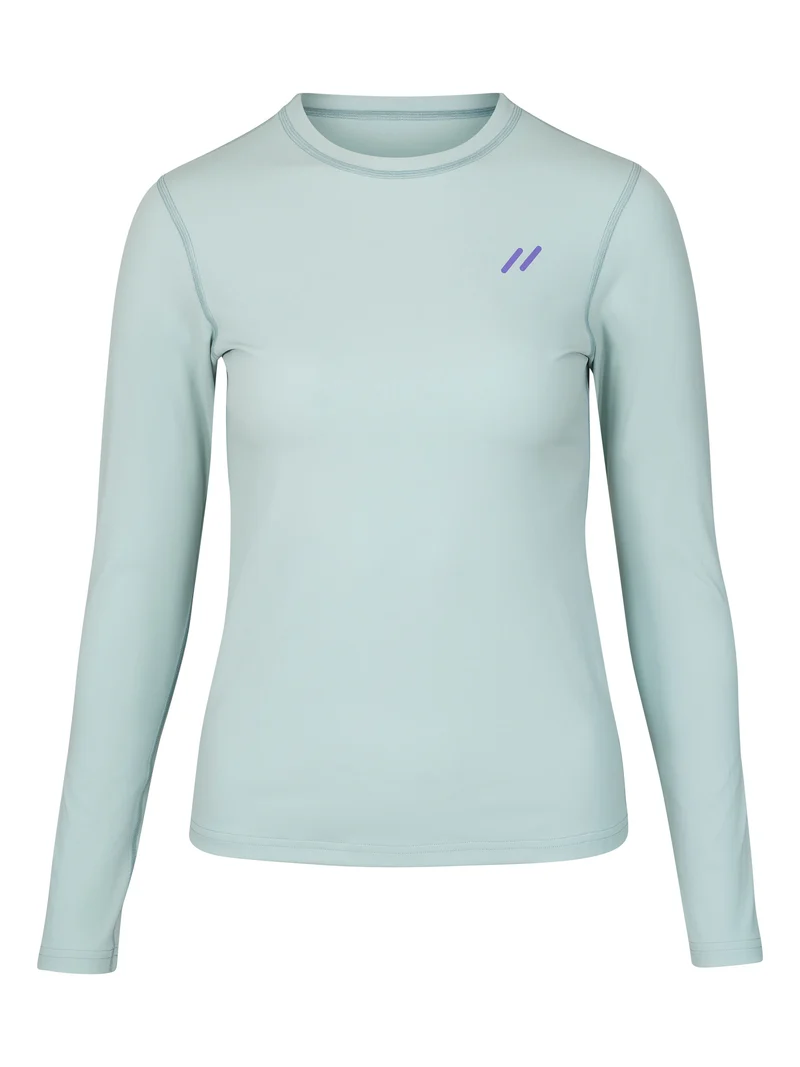 Hyphen - Dames UV Shirt met lange mouw "Yash" Salie groen