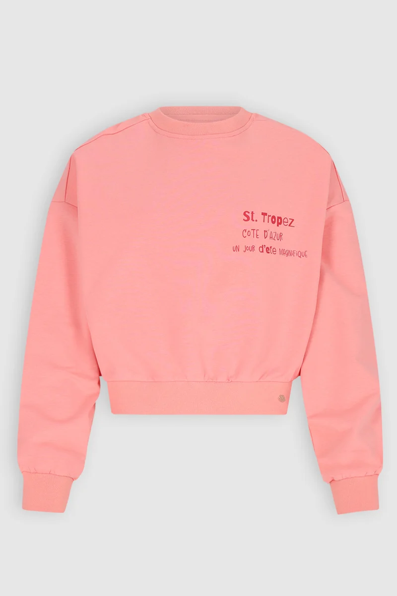 Kex Gekropte Sweater Roze