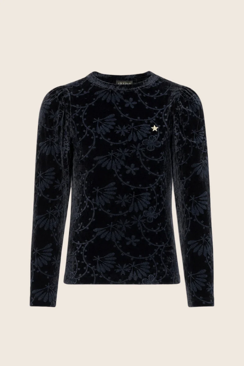 Elona Top Antraciet