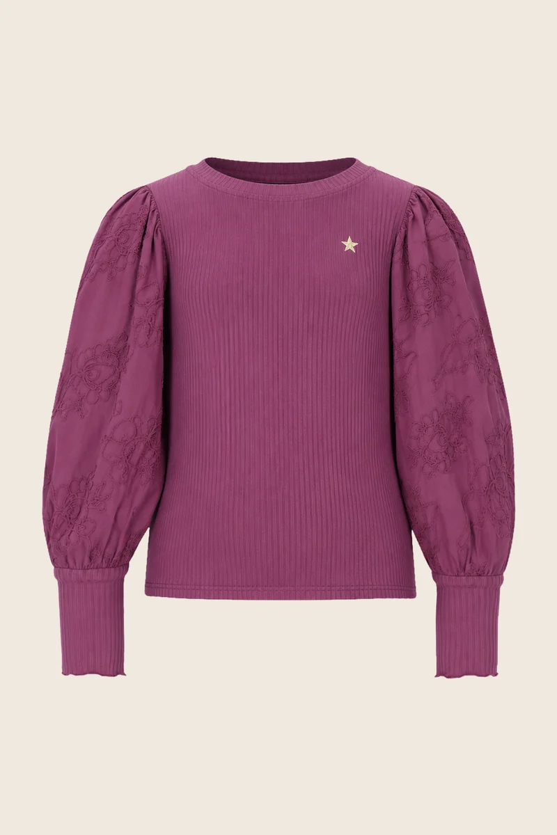 Eloise Top Donkerpaars