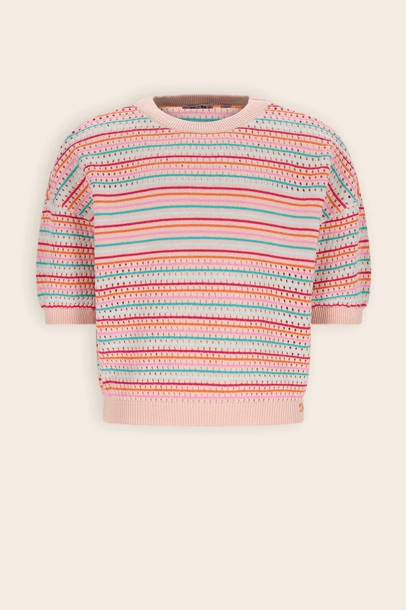 Keya Gebreide Ajour Top Mint Groen