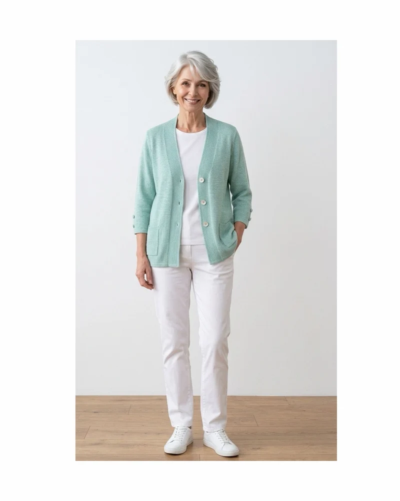 Vest V Zakjes Mint