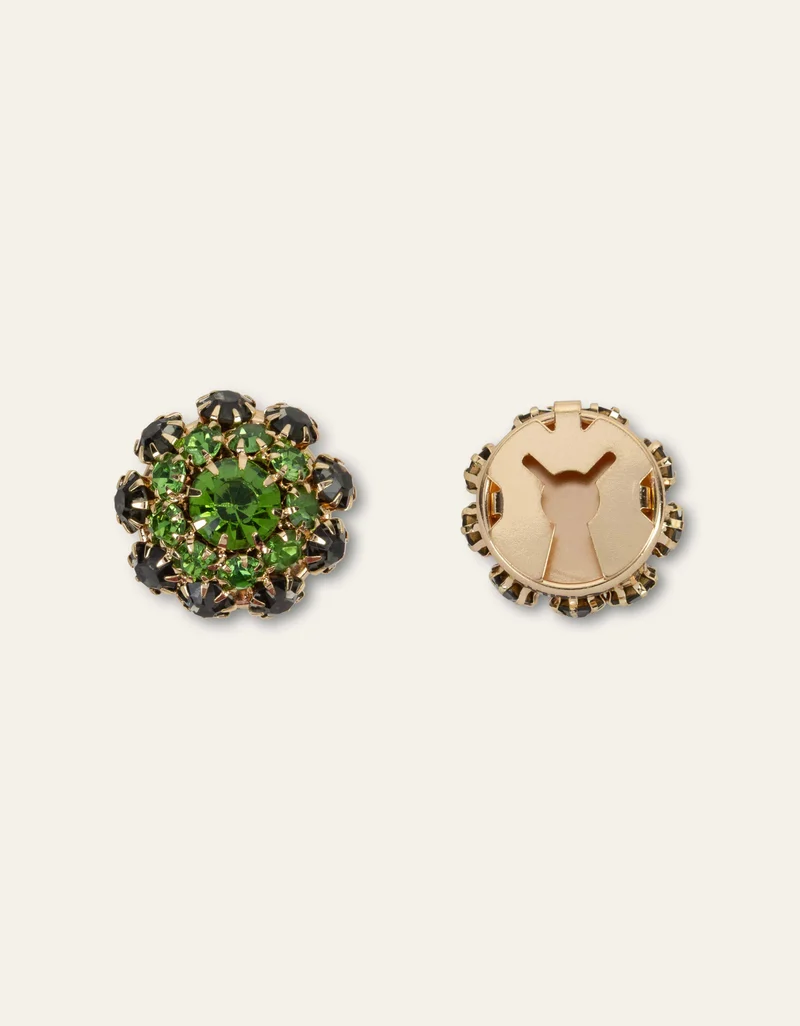 Beau Button Cover Set Green