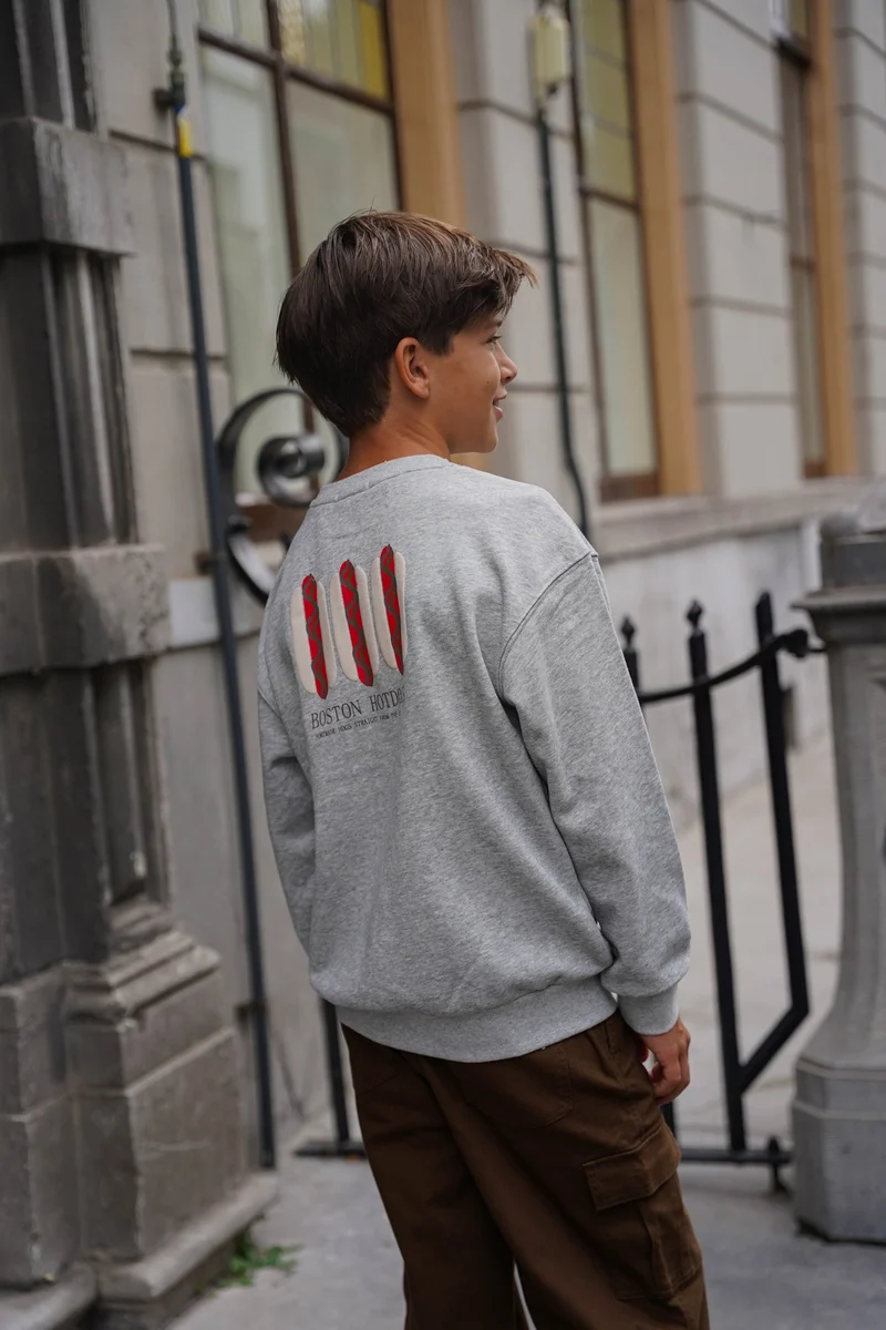 Dail Sweater Grijs melange