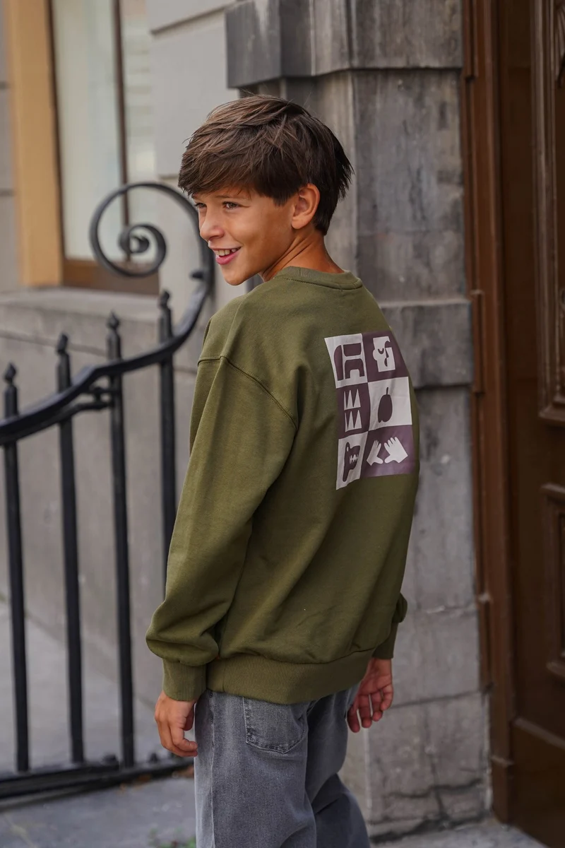 Dail Sweater Olijfgroen