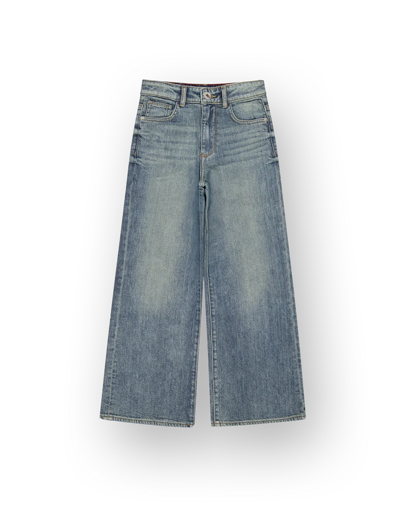 Extra Wide Leg Jeans Cherry