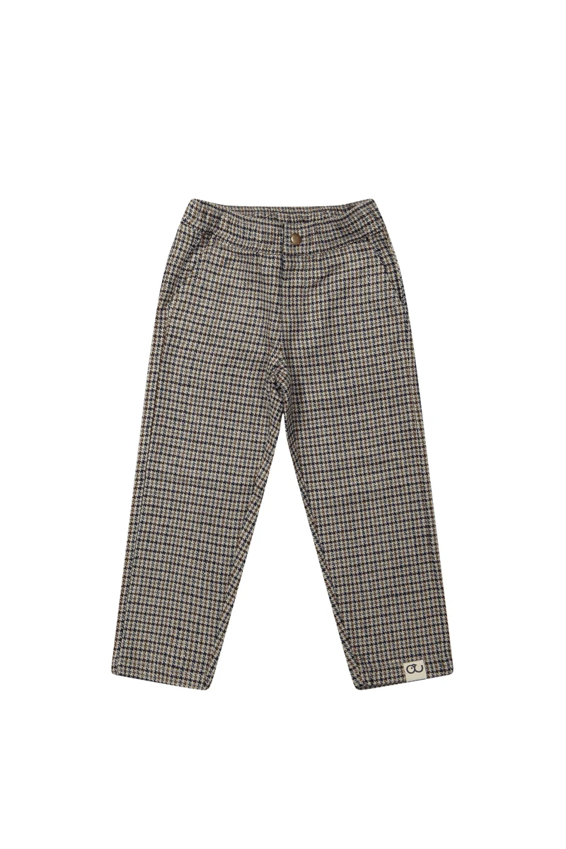 William | Lange geruite broek | Meerkleurig